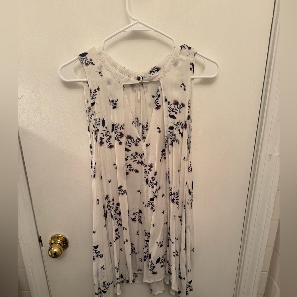 Free People Floral Tunic with Pockets
